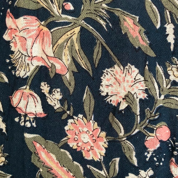 Anthropologie dRA Messie Blue Floral Cotton Jumpsuit | XS - Picture 5 of 10